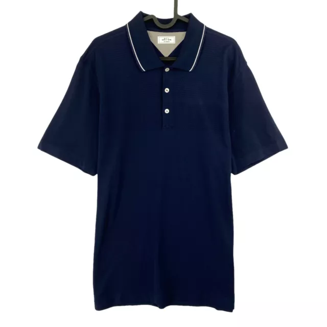 Adidas Adipure Golf Blu Navy Maglietta Polo Taglia M