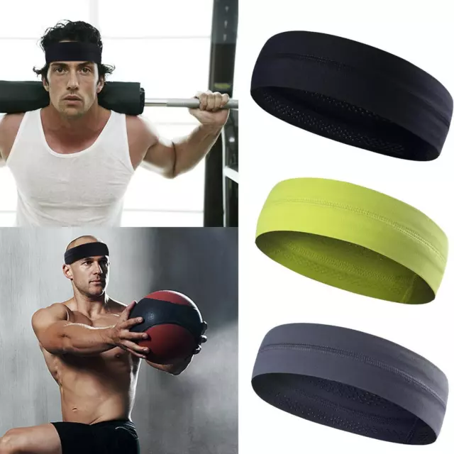 Stretch Sweatband Headband Yoga Gym Running Sport Sweat Head Band for Men Women