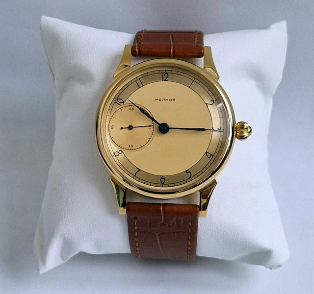 Molnija JL 3602 - Orologio Da Taschino Meccanico Russo Con Scritta In Lingua Inglese "Amore Coppia Di Agricoltori E Agricoltori - Foto 9