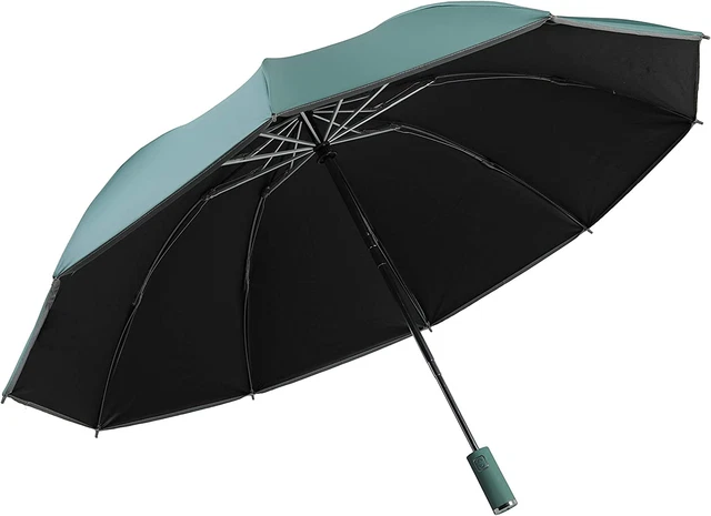LIDUNLOVE Sunscreen, Windproof, Rainproof, UV Proof Folding Umbrella Automatic S