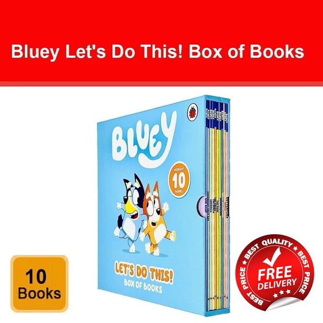 BLUEY LET'S DO This! Box of Books 10 Books Collection Box Set