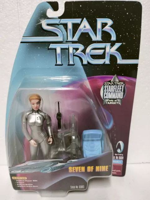 Star Trek Seven Of Nine Figure Silver Playmates Toys