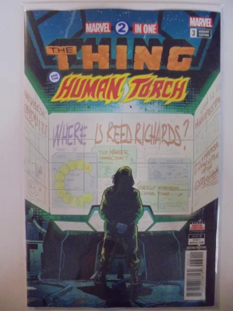 Marvel Two in One Thing and the Human Torch #3 2nd Printing Marvel VF/NM Comi...