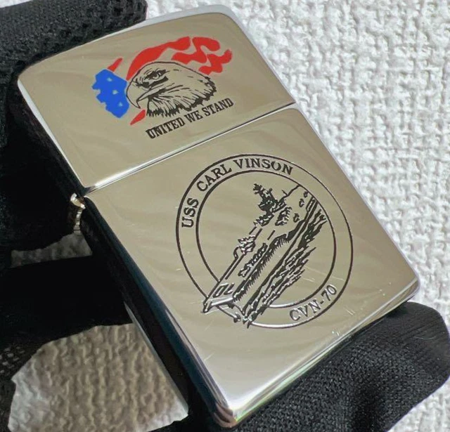 ZIPPO LIGHTER U.S.NAVY ZIPPO CVN-70 USS CARL VINSON unused