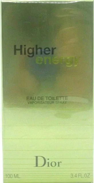 CHRISTIAN DIOR HIGHER ENERGY EAU DE TOILETTE SPRAY FOR MEN 3.4 Oz / 100 ml NEW!