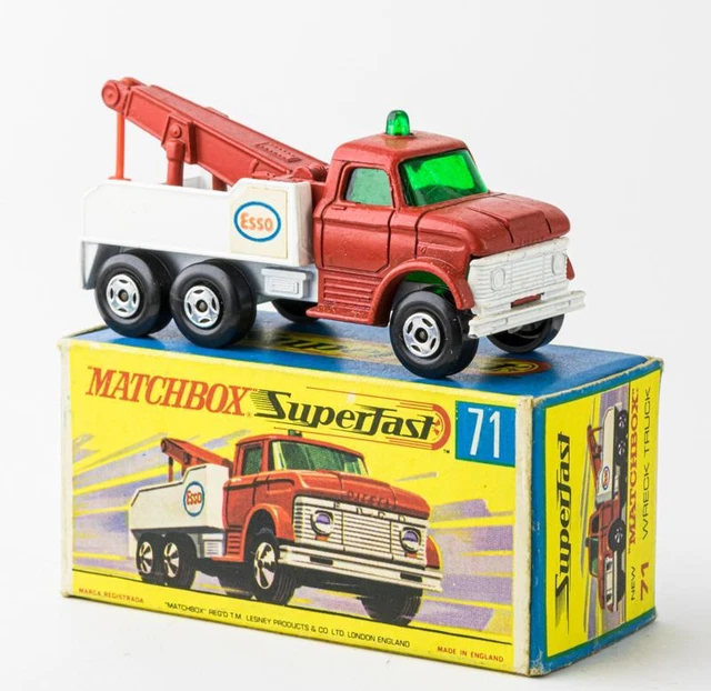 Matchbox 1970 Superfast Ford Wreck Truck Mini Car