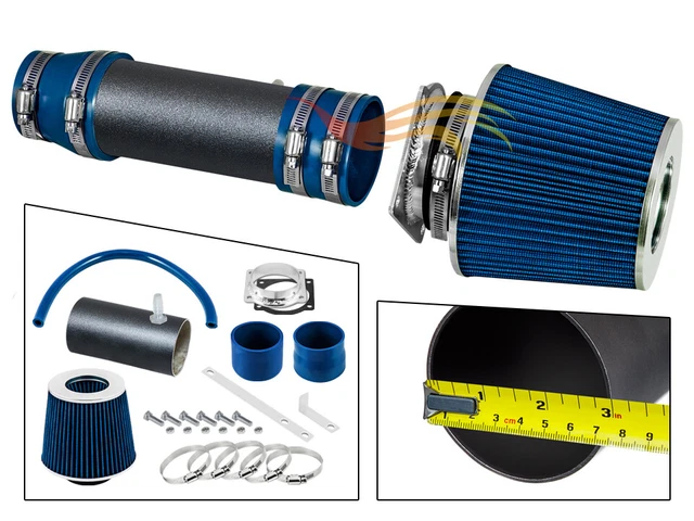 RW BLUE SHORT Ram Air Intake System Filter 1999 2002 Ford Windstar 3 rw-blue-short-ram-air-intake-system-filter-1999-2002-ford-windstar-3