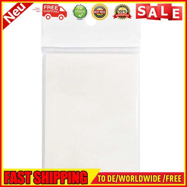 Transparent Sticky Notes Clear Self-Sticky Memo Pad 50 Sheets+pen