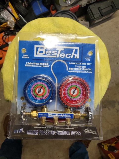 AC ,2 Valve BRASS MANIFOLD SET Bestech