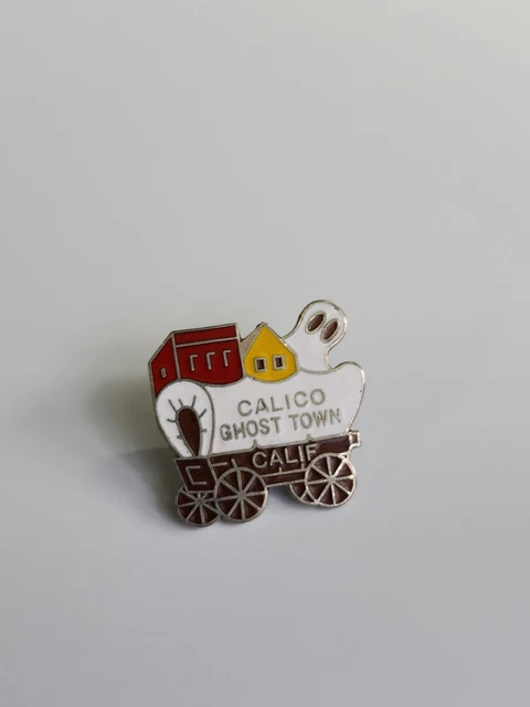 Calico Ghost Town Souvenir Pin Yermo CA Old West Mining Town Chuckwagon MAFCO