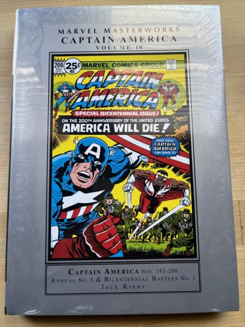Marvel Masterworks Captain America Volume 10 Jack Kirby Hardcover SEALED Comic