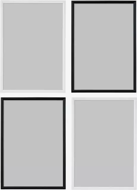 YLLEVAD Collage frame for 4 photos, black - IKEA