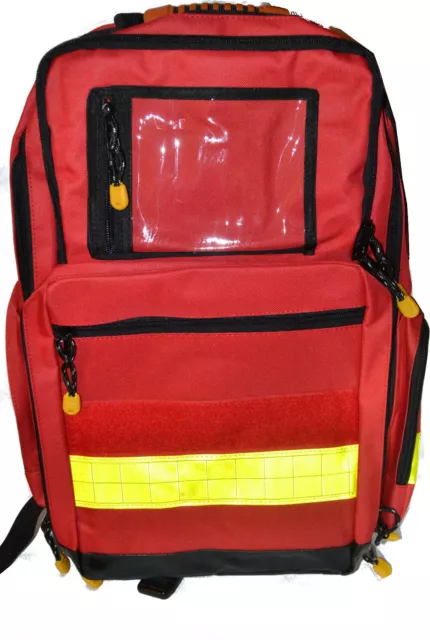 Notfallrucksack Rot mit 5 Modulen, Erste Hilfe Rucksack, Rettungsdienst