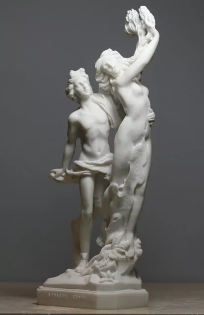 Apollo & Daphne Bernini Greek Roman Nude God Cast Marble Statue Sculpture 11 in 2