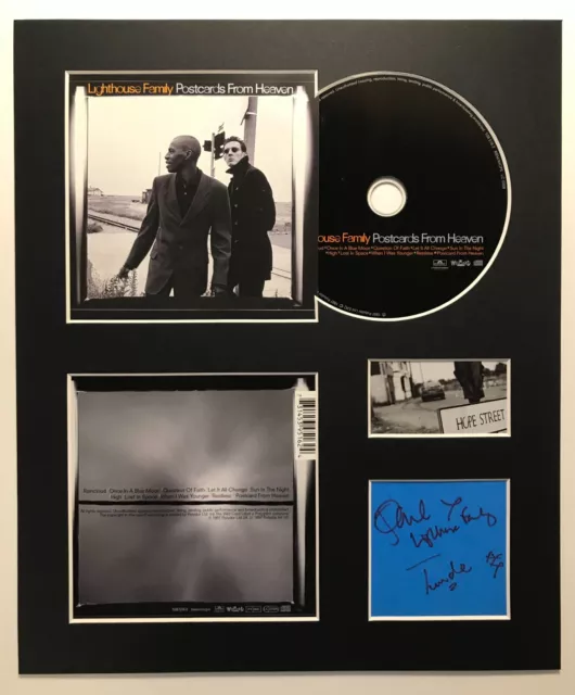 LIGHTHOUSE FAMILY - Signed Autographed - POSTACRDS FROM HEAVEN - Album Display