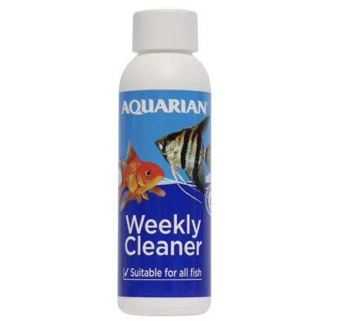 AQUARIAN Aquariums Clean and Healthy Weekly Cleaner Water Conditioner