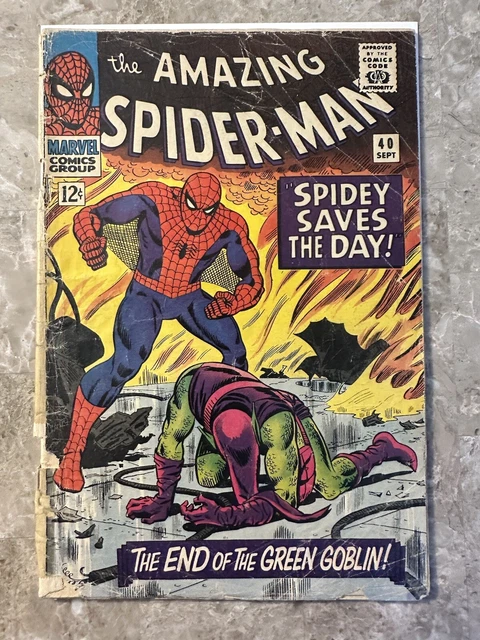 Vintage Amazing Spider-Man #40 (1966 Marvel Comics) - Low Grade