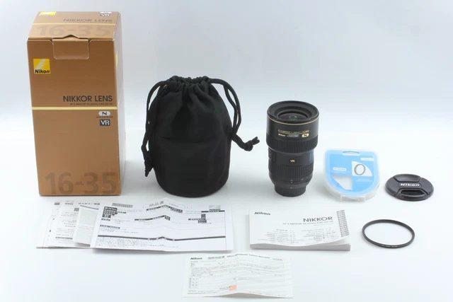 Nikon AF-S Nikkor 16-35mm f4G ED Wide Angle Lens F/4 G From JAPAN N MINT in BOX