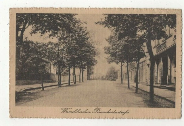 Wermelskirchen Remscheiderstrasse Germany 1921 Postcard US128