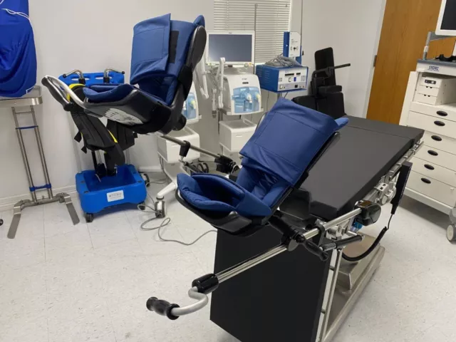 Allen Medical Lithotomy Standard Lift-Assist Stirrups, New Pads, Table Clamps