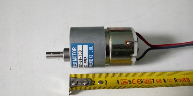 Noritsu TE-35QG1-24-150 Motoriduttore 24V 30 giri/min / #A C23Q 3344