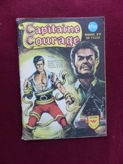 CAPITAINE COURAGE  n° 9 / BD petit format  AREDIT 1967