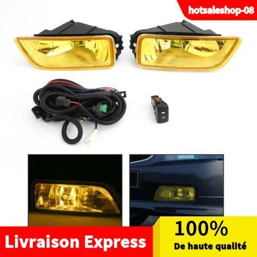 Yellow Lumière de brume + Switch Pour 03-2007 Honda Accord / 2004-2008 Acura TL