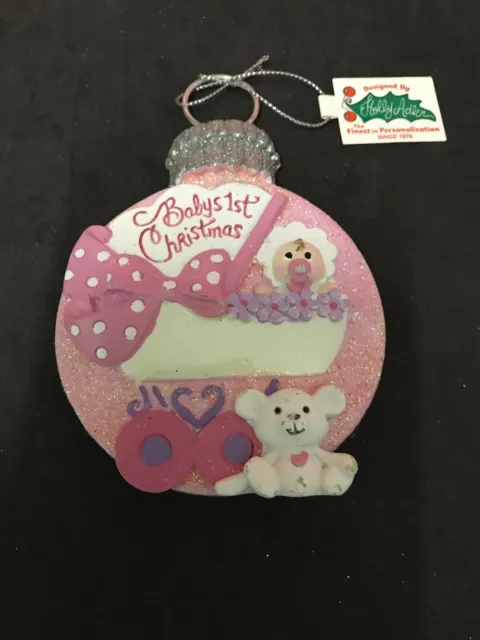 Baby’s 1 St Christmas Ornament By KSA