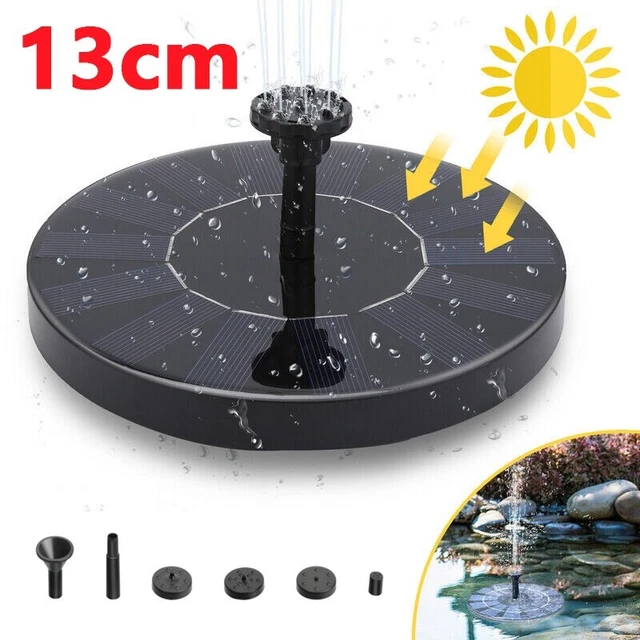 SOLARPUMPE SOLAR SPRINGBRUNNEN Fontäne Teichpumpe Teich Wasserspiel