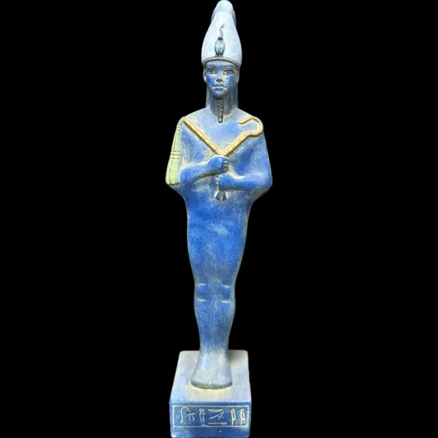 UNIQUE ANCIENT EGYPTIAN ANTIQUITIES Statue Large Of God Osiris Pharaonic Egypt