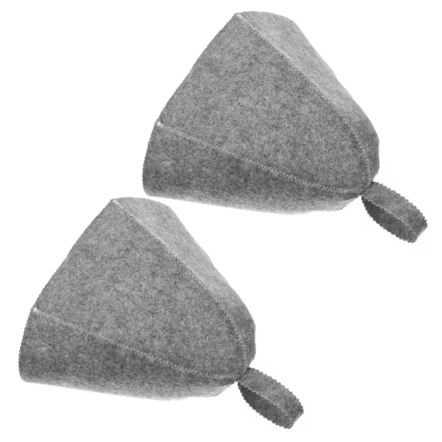 2Pcs Russian Sauna Hat Banya Sauna Hat Wool Sauna Hat Wool Felt Sauna Hat