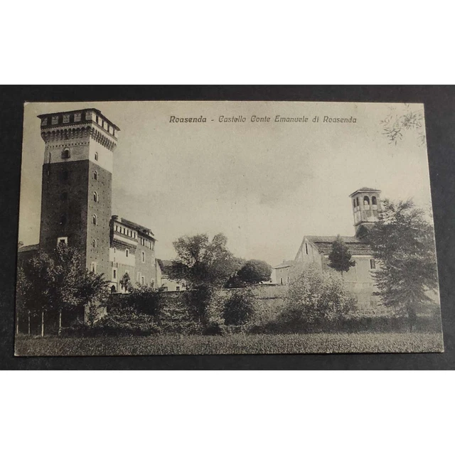 Cartolina Roasenda - Castello Conte Emanuele di Roasenda
