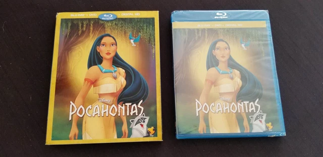 Renaissance Animated Musical Pocahontas  Blu-ray DVD Digital Copy Slipcover 193
