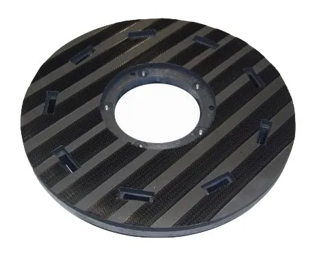 Driver plate for Cleanfix RA 560 - full adhesive coating with moss rubber, diameter 250 m