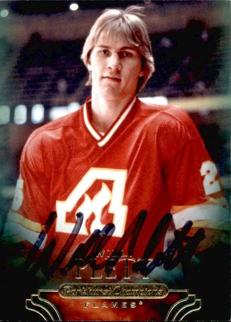 Willi Plett SIGNED autographed 2011 PARKHURST CHAMPIONS card ATLANTA FLAMES