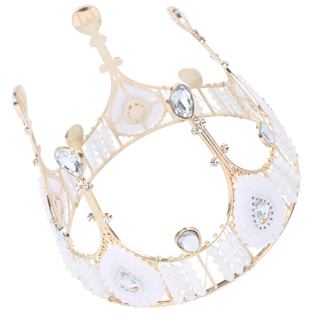 Ensemble écharpe Et Couronne D'anniversaire Pour Fille, écharpe Et Diadème En Strass, Kit De Décoration Or Rose Pour Femme, Fille, Bandeau à Cheveux En Cristal Pailleté Pour Fête