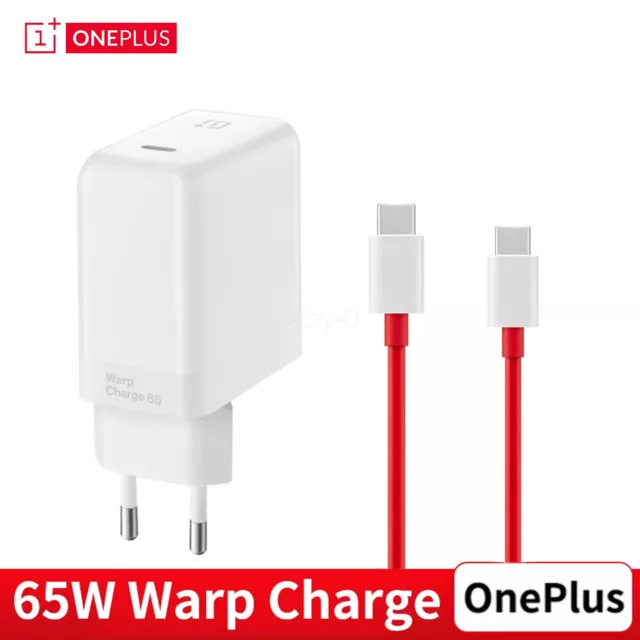 Oneplus Warp Charge 65W Adapter Power Plug USB-C PD Cable For 10 9 Pro 9 9R 8T 8 2