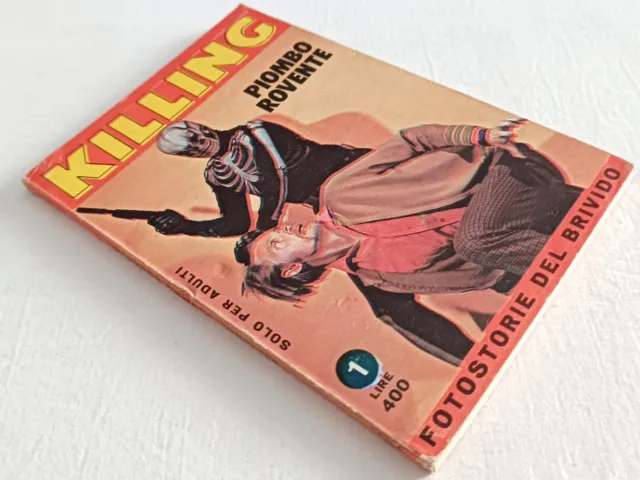 Killing 1 Piombo Rovente Fotostorie Del Brivido Ristampa Editore Vela 1975 2
