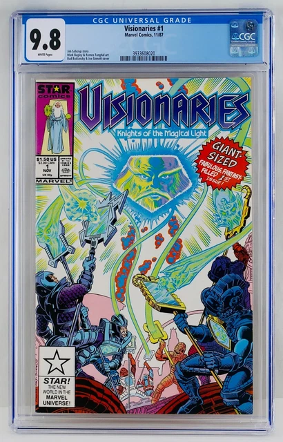 Visionaries #1 CGC 9.8 White Pages Star / Marvel Comics NM/MT Hot Key Grail 1987
