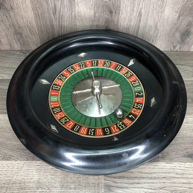 Made In France Casino Roulette Game Wheel 14" Las Vegas