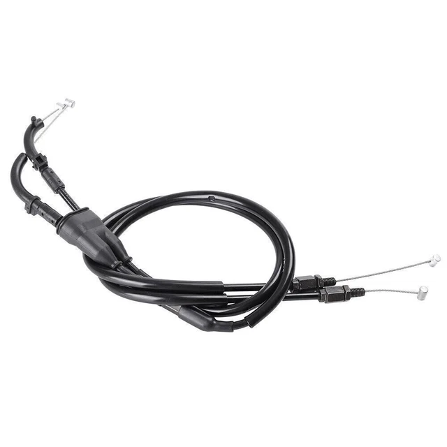 Cavi Acceleratore Linee Moto Nero Adattati Yamaha YZF R6 2006-2016 07 09 10 11