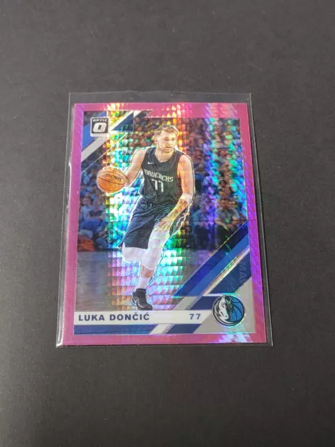 2019-20 Panini Donruss Optic Pink Hyper Prizm Luka Doncic #16