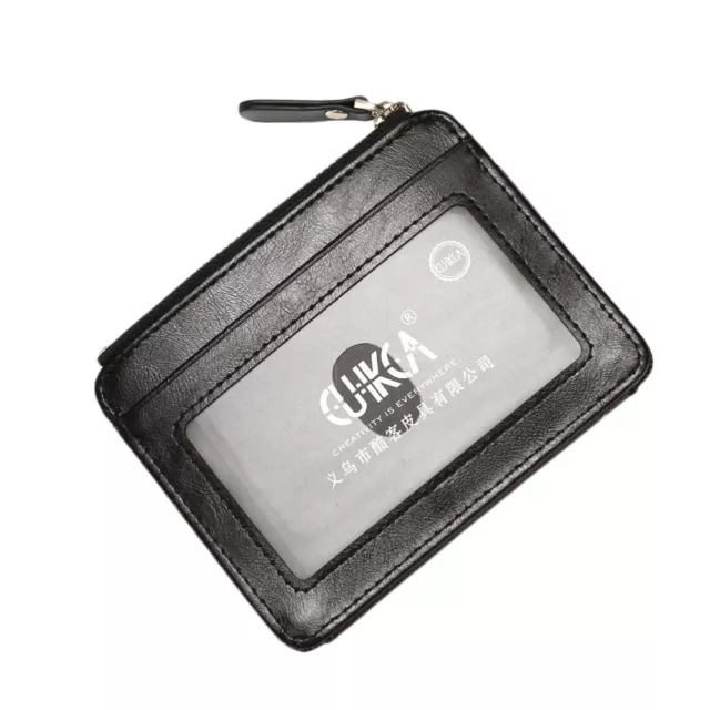 MEN ZIPPER WALLET Multi-card Holder Bag Fashion Wallet Coin Purse Black ...