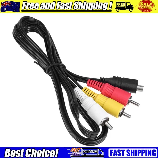 1.2m VMC-15FS A/V RCA to 10Pin Port Adapter Cable for Camera