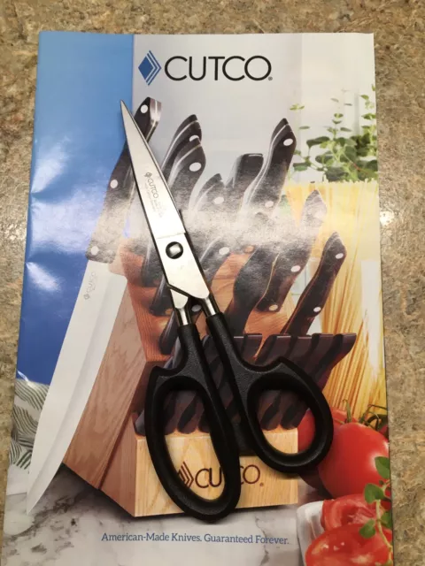 Cutco 8 Chrome Finish Shears Trimmer Scissors Fine Cutlery Serrated B