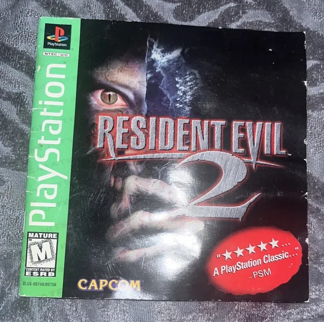 ORIGINAL INSTRUCTION MANUAL ONLY from Sony Playstation PS1 PSX RESIDENT EVIL 2 14.99 PicClick