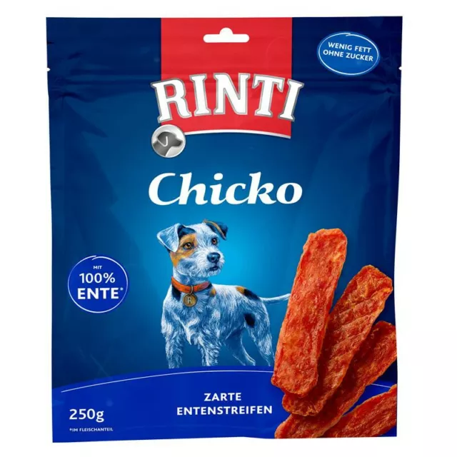 Rinti Friandise Friandises Chicko Canard 9x 250 G Friandise pour Chien Leckerlie