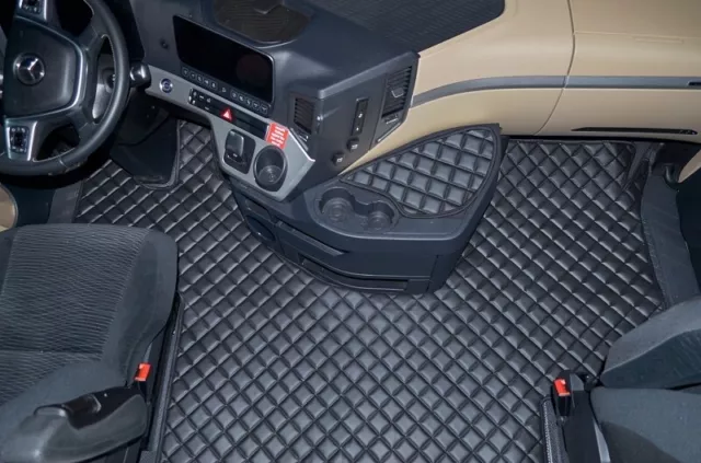 LKW Fußmatten Tunnelabdeckung Schwarz passend für Mercedes Actros MP5  BIG GIGA