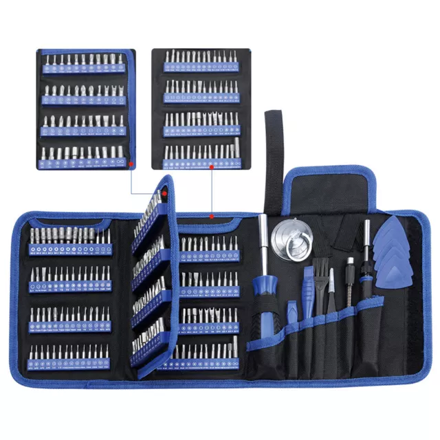 Precision Screwdriver Set 170pcs Phone PC Electronics Repair Tool Kit Magnetic