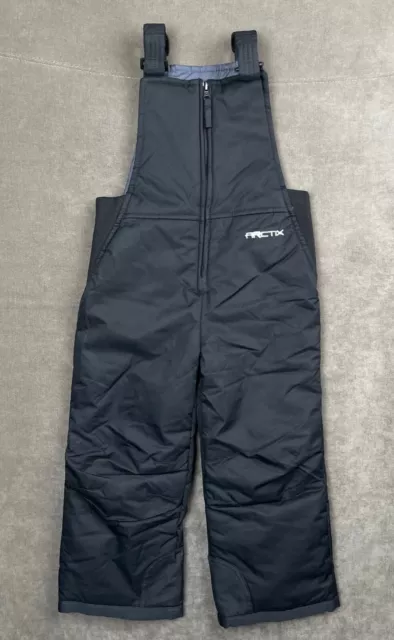 Arctix Insulated Waterproof Snow Overall Bib Black Pants Toddler’s Size 4T 1575
